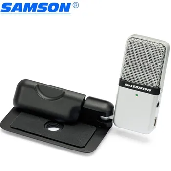 Original Samson Pojdi Mic posnetek tip Mini Prenosni Snemanje Kondenzatorski Mikrofon s Kablom USB kovček za računalnik