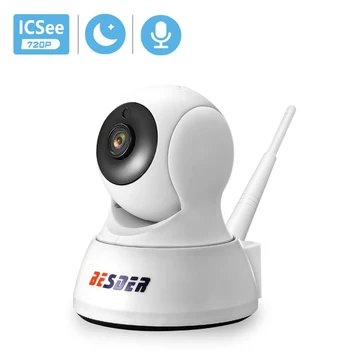 BESDER ONVF IP Kamera 720P Brezžičnega Video Nadzora Pan Nagib dvosmerni Audio Notranji Varnostne Kamere IP omrežja Wi-fi Baby Monitor P2P