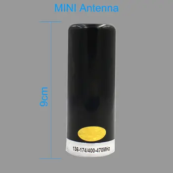 Mini Dual Band 9 cm Antena UHF&VHF Antena HH-N2RS PL-259 Jack za Avto, Mobilni Radio HHN2RS UV 136-174MHz&400-470MHz iz Zraka