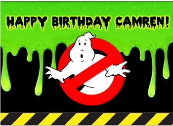 7x5Ft Halloween Ghostbusters Ghost Busters, Happy Birthday Noč po Meri Foto Studio Ozadje Ozadje Vinil