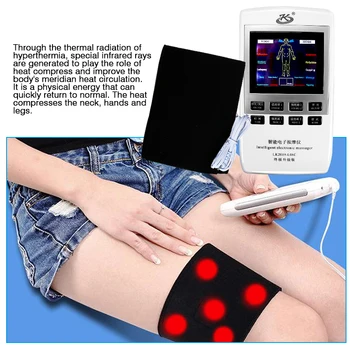 10 Modeli EMS Električni Herald Deset Pralni Akupunktura, Masaža Telesa Digitalni Terapija Massager Mišični Stimulator Telo Sprostite 18 Pad