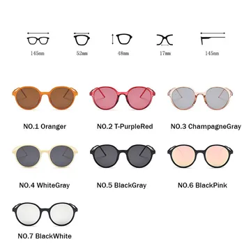 LeonLion 2021 Moda Krog Candy Barve Sončna Očala Ženske Luksuzni Pregleden Sončna Očala Klasično Nakupovanje Oculos De Sol Gafas
