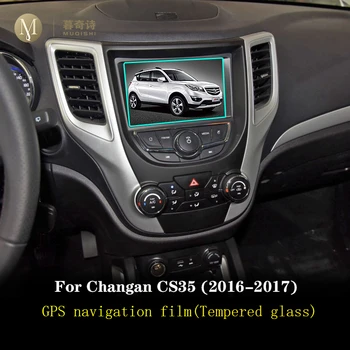 Za Changan CS35 2016 2017 Avto GPS navigacija film LCD zaslon Kaljeno steklo zaščitno folijo Anti-scratch Film Notranje zadeve 7 Inch