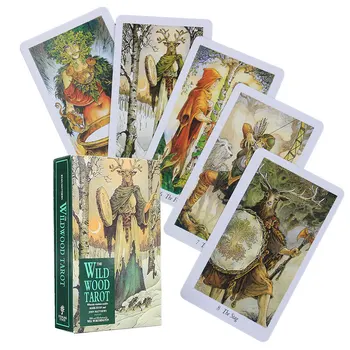 Oracle Divjih Lesa Tarot Krova Tabela Kartica Igre za Odrasle in Otroke Usoda, Prerokovanje Igranje Kart