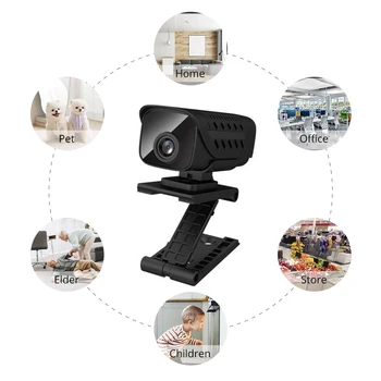 Wifi, Mini Kamero 1080P Video Snemalnik HD Night Vision nadzorna kamera Wireless Motion Detect IP Kamera Akcija Majhne Kamere