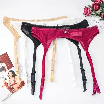 Varsbaby ženske seksi čipke pregleden preja lok spodnje perilo za ženske S M L XL XXL podvezice pasu+Valentinovo darilni embalaži