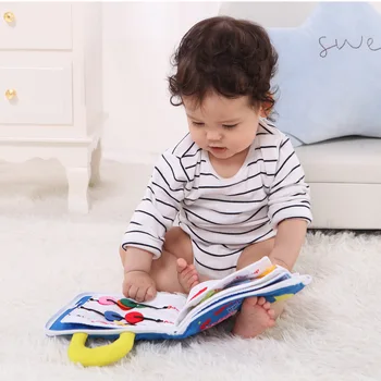 Baby Krpo Knjiga Praksi Strani Zgodnje Učenje Izobraževalni Tiho Knjige Mehka Srčkan Stroj, Ki Se Odvijajo Starš-Otrok Interakcije Igrače