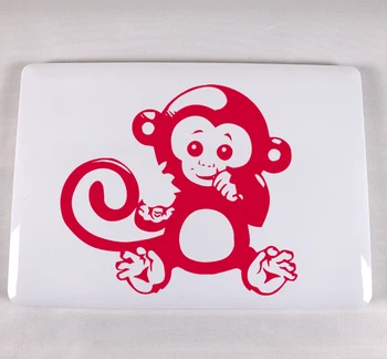 Luštna Opica laptop nalepke na prenosni decal za macbook air Retina Nalepke Vinyl laptop kože dekoracijo