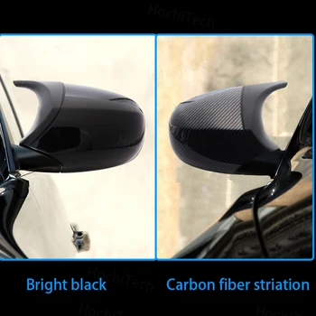 Ogljikovih Vlaken Vzorec Avto Styling Zamenjava Facelifted Rearview Mirror Kritje Pokrovi za BMW E90 E91 E92 E93 LCI M3 Slog