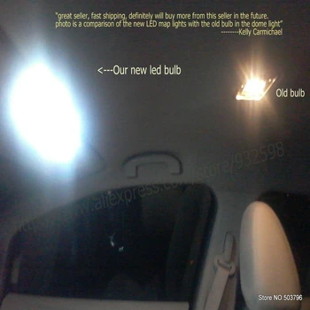 Za audi A2 8Z0 Avto Led Notranja Osvetlitev avtomobilski Auto Avto Led notranja kupola luči žarnice za avtomobile brez napak 14pc