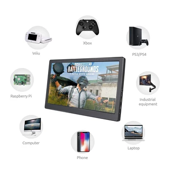 SunFounder za 13,3 Palčni IPS Raspberry Pi 4B Zaslona 1920x1080 Prenosni HDMI Igralne Monitor za PS3 PS4 WiiU Xbox 360 Windows 7/8/10