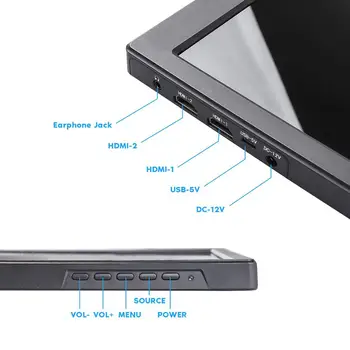 SunFounder za 13,3 Palčni IPS Raspberry Pi 4B Zaslona 1920x1080 Prenosni HDMI Igralne Monitor za PS3 PS4 WiiU Xbox 360 Windows 7/8/10