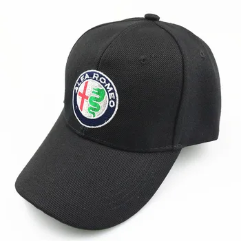 Unisex Bombaž Avto logotip uspešnosti Baseball Kapa klobuk za Alfa Romeo 159 147 156 giulietta 147 159 mito motorno kolo Avto Styling