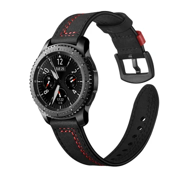 22 mm watch band Pravega usnja za Samsung Galaxy 46mm prestavi s3 za Amazfit za HUAWEI GT sport manšeta smartwatch zapestnica