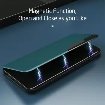 360 Magnetni Flip Primeru Telefon Za Samsung Galaxy S21 Ultra S20 Plus S20 FE Shockrpoof Mehko Nazaj Zajema na Samsun S 21 Lupini Oklep