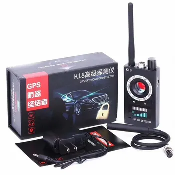 1MHz-6.5 GHz K18 Multi-funkcijo Anti-spy Detektor Fotoaparat GSM Audio Bug Finder Signala GPS Objektiv RF Tracker magnetni detektor