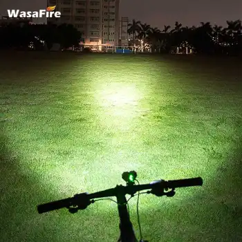 Kolesa Spredaj Luč 2000lm T6 LED Žarometi, ki se Osredotočajo Kolo Glavo Svetilka 18650 Baterijo Kolesarska Svetilka ogenj bicicleta