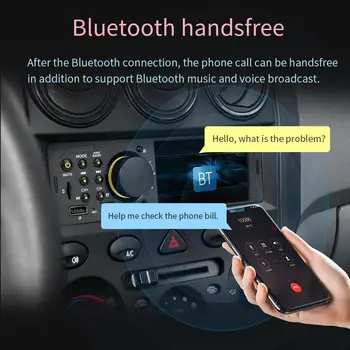 1 Din avtoradia Stereo Autoradio Auto Radio Par Coche USB, Bluetooth Prostoročno MP5 Predvajalnik Obratno Sliko Avtomobilski Stereo Radio 1din