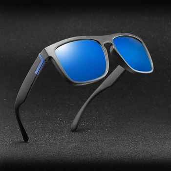 Dolgo Rejec Kvadratnih sončna Očala Ženske Moški Polarizirana UV400 Moških Prilagodljiv Očala Moški Ogledalo Reflektivni sončna Očala Očala UV400