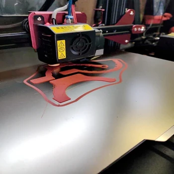 FLEXBED Flex Plošče 310x310mm Odstranitev Spomladi Jeklene Pločevine, Toplotno Posteljo Uporablja PEI Graditi Površinske+, ki je Osnova Za CR-10 3D Tiskalnik Vroče Postelja