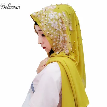 BOHOWAII Islam Indija Muslimanska oblačila Hidžab Šal 14 Barvah Ženske Underscarf Hoofddoek Nova Zasnova Kopftuch Headscarf Hidžab Femme Musulman