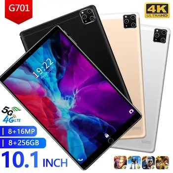 2020 Najnovejši G701 Tablet PC 256G 10.1 Palčni 4G Telefonski Klic Okta Core, 8GB RAM-a, 256GB ROM Android 9.1 8800mAh WiFi GPS Globalni Različici