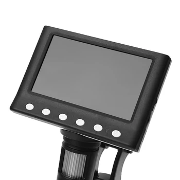 1000X 8 Digitalnimi Mikroskopi Zaslona VGA Telefon LED Elektronski 4.3 Palčni Lupa za Enostavno Preizkusa Dodatki