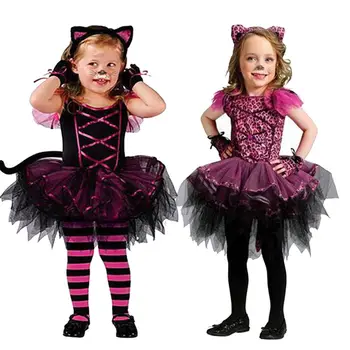 Dekleta Obleke Obleke Pravljice Halloween Kostum, Obleke Fancy Stranka Obleko Gor Obleko Dekle, Otroci