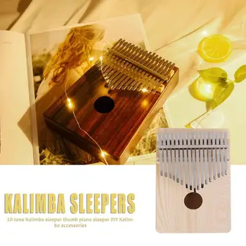 17 Tipka Kalimba Palec Prst Klavir DIY Komplet za Fizične Tipkovnice Sanza Mbira Leseno Belo Zarodek Kalimba Instrument, Opremo