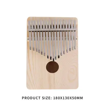 17 Tipka Kalimba Palec Prst Klavir DIY Komplet za Fizične Tipkovnice Sanza Mbira Leseno Belo Zarodek Kalimba Instrument, Opremo