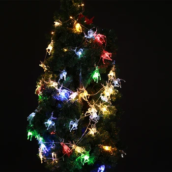 Lučka Niz Polje Baterije 10led/20led Niz LED Luči Božič Jelena Poročno Dekoracijo Doma Lepi Luči Niz Rojstni dan
