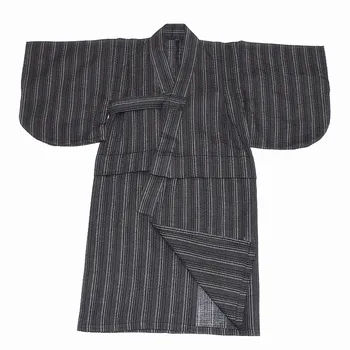 Fantje Dolgo Haljo Kopalni Plašč Tradicionalni Japonski Otroci Kimono Yukata Cosplay Kostum Prugasta Noč Obleke Otroka Domov Oblačila H9061