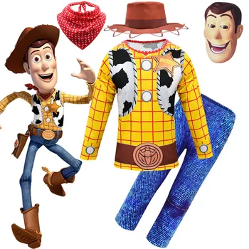 Woody Halloween Kostumi Za Fante, Cosplay Pustne Obleke, Kompleti Otroci Otroški Kostum Stranka Malčka Obleko Za Fanta