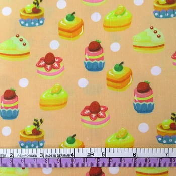 50*145 cm Torto Lollipop Tiskane Bombažne Tkanine, Poliester Tkiva Otrok Doma Tekstilne DIY Tkanine Šivanje Tilda Lutka,1Yc695