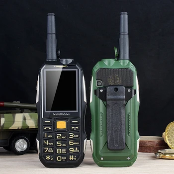 Dual SIM UHF Walkie Talkie, Brezžični Brezplačni PG Zunanje FM Moč Banke Facebook, Robusten, Velik Zvok 3D Zvočnik Mobilni Telefon P156