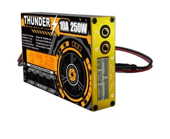 HOTA Thunder 250W 10A DC Bilance Polnilnik Discharger z nastavkom Temperaturni Senzor za LiPo NiCd PB Baterije