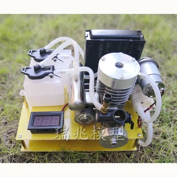 Metanol motorja / bencinskim motorjem / metanol, da bencin DIY / mikro mini majhen bencinski motor / DC generator / gorivo model wate