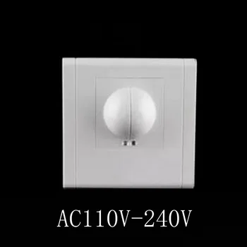 Vroče prodaje 110/AC-240V/AC 360-stopinjski Mikrovalovna Senzor Stikala za Luč Indukcijske Mikrovalovna Senzor Gibanja Senzor Vibracij