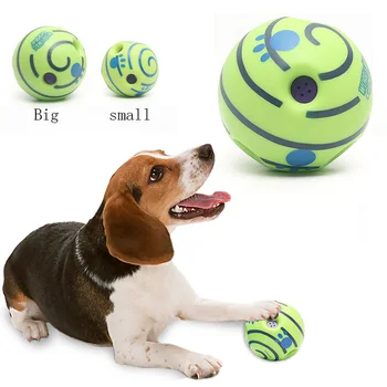 15 cm Wobble Maha Giggle Žogo Interaktivna Igrača za Psa Zabavno Giggle Zvoke Hišnih Kuža, Žvečiti Igrače