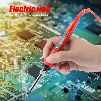 EU/ZDA Priključite Digitalni Temperature Nastavljiv Električni lemilo Vara Tin Varjenje Pen Mini Varjenje Orodij 80W