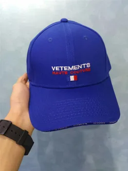 Vetements Baseball Caps Ženske Moški 1:1 Visoke Kakovosti Vezenje Francija Zastavo, Poletje Slog, Vetements Skp