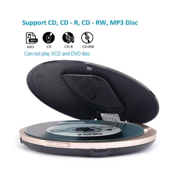 HOTT 711T Prenosni Bluetooth, CD Player Osebnih Walkman z LED, Predvajalnik CD-jev z Elektronskimi Skakalec Varstvo Shockproof Functio