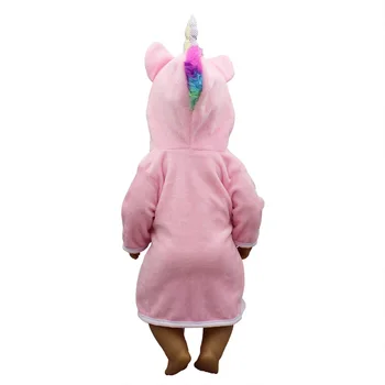 2020 Novo kopalni plašč Lutka Obleko, ki ustreza Za 18-inch/43 cm, rojen baby Doll obleko rodi Punčko Dodatki