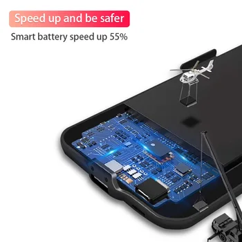 Polnilec za baterije Primeru 7000mAh Moči Banke Za Samsung Galaxy S8 S8plus S9 S9plus A8 A8Plus Telefon Polni Pokrov Magnetni Posnetek Primeru