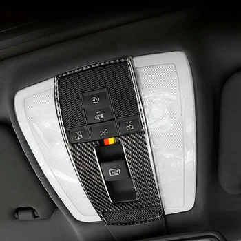 Branje Svetlobe Trim, Ogljikovih Vlaken Avto Branje Svetlobe Nadzorna Plošča Pokrov Trim Okvir za Mercedes-Benz W212 W204 GLK CLS