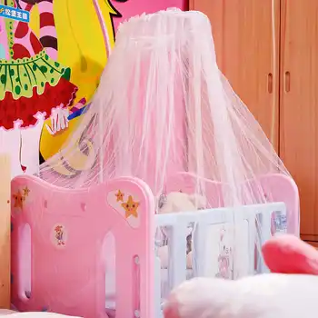 1pc Poletje Otroška posteljica proti Komarjem Baby Toddler Otroške Postelje Postelje Krošnjami Mreže Bela Visečo Kupolo Mreže