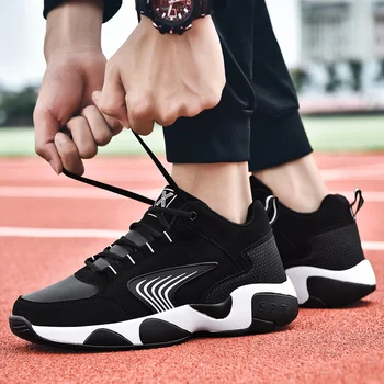 Moški Čevlji za Odrasle Mens Priložnostne Zvezdnik Trenerjev Vroče Prodaje Čevelj za Človeka, Črna velikosti Mehko Razkošje blagovne Znamke Tenis Footwears