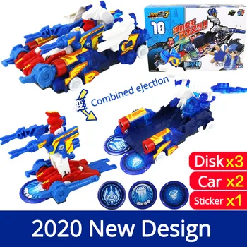 2020 Nova Zasnova Mega Nastavite Screechers divje Ravni 3 Vozila 2 avtomobila+3 Zajem diska 360 vrtenje AULDEY Izvirno darilo igrača za otroka, fant