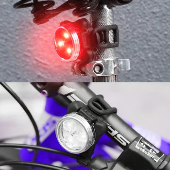 Najbolje Prodajan 350LM 3x LED Vodja Svetlobe Kolo, Kolesarske Opreme, Prednji Luči Žarometov Bicicleta +USB Kabel+ Baterija 2 Barva