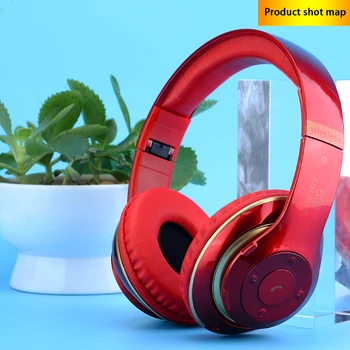 Bluetooth Slušalke, Brezžične Heavy Bass Stereo Foldadle Auriculares Bluetooth Slušalke z Mikrofon Podpira TF Kartice SD za Darila